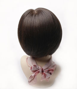 Body Wave Hand Tied Bob Wig Human Mix Natural Black Brown Monofilament Top Memory Cap Lightweight No <b>Shed</b> - Product Image 4