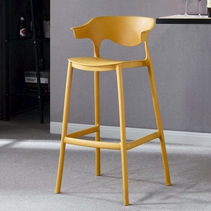 <span class=keywords><strong>Tabouret</strong></span> <span class=keywords><strong>de</strong></span> <span class=keywords><strong>bar</strong></span> moderne en métal industriel d'extérieur avec coussin en <span class=keywords><strong>bois</strong></span> empilable noir pour salon <span class=keywords><strong>et</strong></span> salle <span class=keywords><strong>de</strong></span> sport - Product Image 3