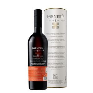 Sherry OLOROSO TORNERIA fabriqué en Espagne, 500 ml, apéritif, 100 % Palomino Fino, vieilli 50 ans en fût de chêne, vin de Sherry espagnol - Product Image 2
