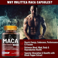 Capsules pressées de ginseng et de maca OEM, puissance masculine, énergie longue durée pour les hommes adultes, soutien immunitaire, X-power Max