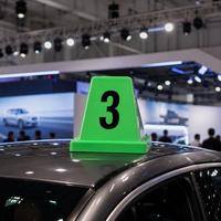 Panneau publicitaire pour toit de voiture, réutilisable, forme personnalisée, facile à installer, résistant, pour fourgonnette de livraison, vente en gros