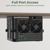 Support de bureau réglable en hauteur pour NAS, Mini PC, tour de bureau SFF, pour Series S/X, One S/X, 360, PS4 Slim/Pro