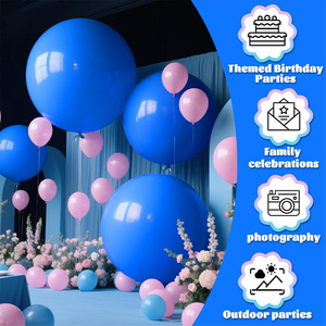 Ballons en latex de haute qualité, grands, géants, pour anniversaires, mariages, baby showers, anniversaires de mariage, décorations de fête, ballons en latex de 36 pouces - Product Image 2