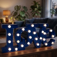 Lettres lumineuses de marquise à haut lumen, résistantes à la rouille, alphabet personnalisé, ampoule LED, enseigne de marquise pour la réception d'hôtel, ornement d'événement
