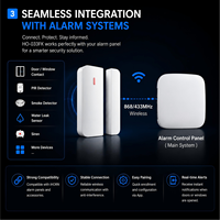 Sensor Magnético Inalámbrico para Puerta, Alarma de Contacto FSK 868MHz, Sistema de Seguridad Inteligente para el Hogar, Detector de Puertas y Ventanas con Alerta por Aplicación