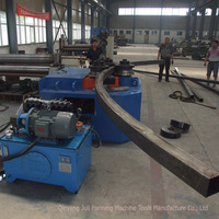 Machine de pliage de profilés hydraulique robuste, machine de pliage universelle pour barres plates, profilés en H