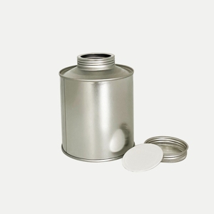Boîte en fer blanc OEM 200g ronde et carrée avec couvercle à vis, personnalisable avec logo, pour café, aliments, aliments pour animaux, bonbons, huile d'olive et biscuits - Product Image 1