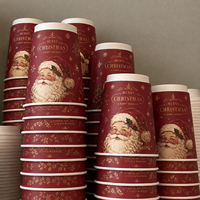 Cajas de comida personalizadas para días festivos, empaques navideños para restaurantes de hamburguesas, pollo frito, comidas para llevar, cadenas QSR, fabricante OEM ODM