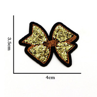Couture Applique Fer sur Patch Chemise Chaussures Sacs Chapeaux Diy Accessoires Rose Coeur Sequin Vêtements Patches