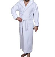Ensemble de peignoirs de bain luxueux 100% coton éponge, couleur unie, pour hôtel, maison, spa, pour cadeau, vente en gros d'usine