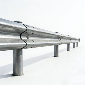 Barrière de sécurité routière à faisceau ondulé, anti-collision et anti-corrosion, revêtement en poudre de zinc galvanisé, <span class=keywords><strong>garde</strong></span>-<span class=keywords><strong>corps</strong></span> flexible - Product Image 1