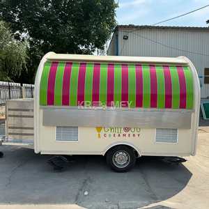 Nouveau camion de restauration rapide en fibre de verre pour hamburgers et glaces, idéal pour la vente au détail et les vignobles - Direct Usine - Product Image 2
