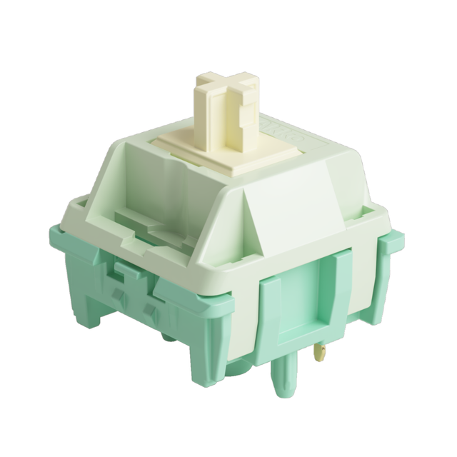 Akko Cilantro Green Mechanical Tactile Switches 36gf Operating Force Smooth Keystrokes 5-Pin Stability 45pcs Box