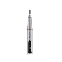 Lime à ongles électrique professionnelle en métal 35000 tr/min, portable, rechargeable par USB, multi-tension, en forme de stylo, avec embouts