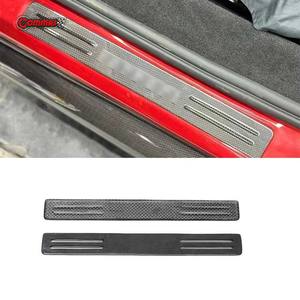 Panel de umbral de puerta inferior de fibra de carbono seca estilo OEM para Ferrari 296 GTB, umbral de puerta de fibra de carbono - Product Image 1