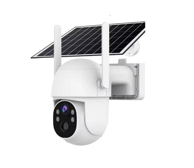 Tuya 4G 3MP CMOS Full Color PIR Detection Human Tracking IP66 Waterproof Solar Panel Low Power PTZ Battery Network IP Camera