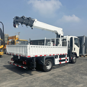 Teknologi baru truk <span class=keywords><strong>Pickup</strong></span> dipasang diri Dump <span class=keywords><strong>Crane</strong></span> 7 Meter20m 5ton teleskopik Boom sabuk datar truk derek - Product Image 6
