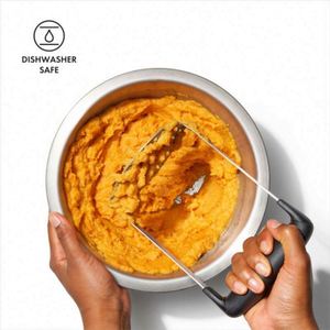 Kitchen Gadget Potato Tool Hand Pulverizer Vegetable Ricer Stainless Steel Potato Press Manual Potato Masher for Home Kitchen - Product Image 5