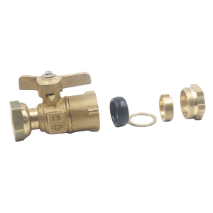 Válvula Lockable do medidor de água do bronze do poder DN20 manual para o apoio customizável do OEM da tubulação do PE - Product Image 5