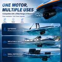 Propulseur électrique étanche IP68 36V 48V pour SUP, bateau gonflable, kayak, planche à pagaie, booster pour sports nautiques