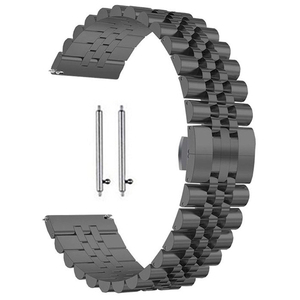 Bracelet en <span class=keywords><strong>acier</strong></span> inoxydable de 22mm, 20mm, pour Samsung <span class=keywords><strong>Galaxy</strong></span> <span class=keywords><strong>Watch</strong></span> 4 Classic 46mm 42mm, <span class=keywords><strong>44mm</strong></span> 40mm 3 Active2 - Product Image 1