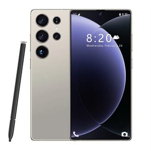 Hot bán S26 siêu 5g điện thoại thông minh 16GB + 1TB 7.3 inch HD màn hình <span class=keywords><strong>Android</strong></span> 14 Octa <span class=keywords><strong>Core</strong></span> 108mp phía sau máy ảnh cho pháp Tây Ban Nha Tiếng Anh - Product Image 1