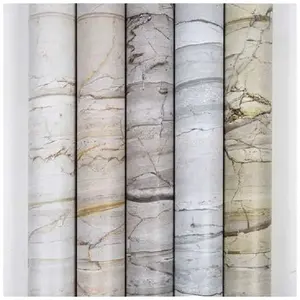 dekorative marmor-glanz-pvc-folienrolle für die laminierung von küchenschränken