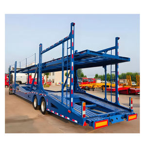 Remolque Portacoches para 8 Autos, 2 o 3 Ejes, Hidráulico, con Material de Acero, Neumáticos 12R22.5, en Venta - Product Image 4