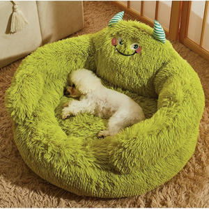 Canapé-lit pour chien moderne à succès, accessoires chauds, pour grands chiens, lavable, en <span class=keywords><strong>peluche</strong></span>, tapis de niche, pour chiots moyens, motif uni, écologique - Product Image 5