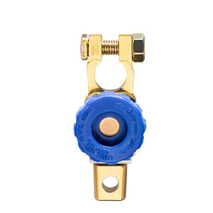Interruptor de desconexión de batería de coche universal, cobre, 93 mm, azul, para coches eléctricos - Product Image 1