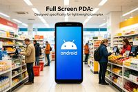 PDA Industrial 4G con Android, Escáner de Códigos de Barras 1D 2D QR, Lector y Escritor NFC RFID para Inventario de Almacén y Logística