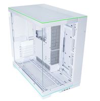 Nouvelle Lian Li 	 Boîtier d'ordinateur tour O11 Dynamic EVO RGB blanc/noir pour jeux, boîtier PC