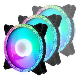 Vente flash, ventilateur de refroidissement CPU personnalisé, super <span class=keywords><strong>silencieux</strong></span>, connecteur 6 broches, 120 mm, plastique, RGB, pour le jeu - Product Image 2