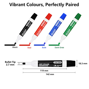 High Quality Whiteboard Marker Long Shelftime <b>White</b> Board Marker Easily Erasable Whiteboard <b>Pen</b> for Office - Product Image 2