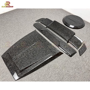 ชุดแต่งตัวถังรถยนต์คาร์บอนฟอร์จแบบ B Style สำหรับ Mercedes Benz G Wagon W464 G63 AMG G500 ปี 2019-2024 ฝากระโปรงหน้า สปอยเลอร์ ปีกหลัง ฝาครอบยางอะไหล่ - Product Image 3