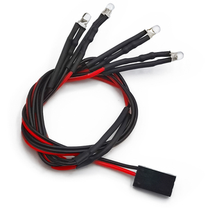 Kit d'éclairage LED pour Crawler RC <span class=keywords><strong>1</strong></span>/<span class=keywords><strong>18</strong></span>, phares avant et feux arrière, pièces de mise à niveau pour modèle de voiture tout-terrain à l'échelle <span class=keywords><strong>1</strong></span>:<span class=keywords><strong>18</strong></span> - Product Image 4
