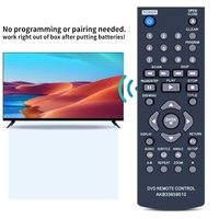 Control Remoto Compatible con Reproductores de DVD LG, Versión en Inglés, Modelos DP122, DP520, DP522, AKB33659510