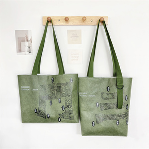 Factory <b>Tyvek</b> <b>Paper</b> Composite Non-woven Shopping Tote Eco Bag Customize Logo - Product Image 2