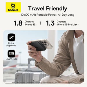 <span class=keywords><strong>Baseus</strong></span> Airpow2 Qi2 Magnetic <span class=keywords><strong>Power</strong></span> <span class=keywords><strong>Bank</strong></span> 10000mAh 22.5W Convient pour iPhone trésor de charge rapide sans fil - Product Image 4