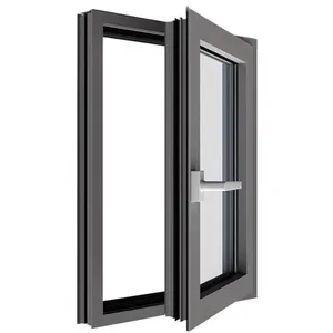 Cbmmart porta e finestre con telaio in alluminio a taglio personalizzato per finestre con profilo in alluminio