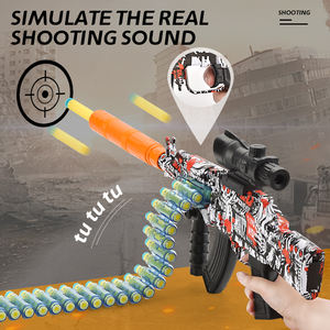 Elektrische Graffiti-Softbullet-Spielzeugpistole mit Schussgeräusch, 24 EVA-Kugeln und wiederaufladbarem Akku, <span class=keywords><strong>B</strong></span>/O Spielzeugpistole für Kinder - Product Image 4