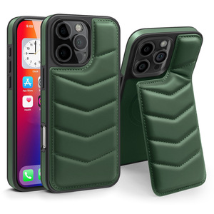 Funda magnética tipo cartera con soporte invisible y ranuras para tarjetas, con forro de plumón, para S24 S24ULTRA - Product Image 5