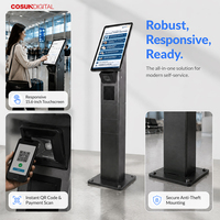 Quiosco Interactivo Comercial Popular de Autoservicio con Pantalla Táctil HD, Terminal Inteligente Todo en Uno