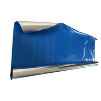 Feuille d'aluminium double face/tissu tissé laminé en mylar métallisé comme barrière radiante de construction pour l'isolation du grenier