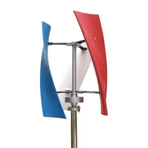 Ветрогенератор с вертикальной осью, постоянный магнитный генератор, бытовая Динамо-энергетическая турбина, 24 В/48 В/120 В/380 В, 2 кВт, алюминиевый сплав