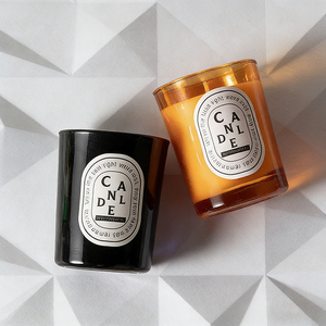 Grosir Wadah Lilin Pijat Silinder Kaca Warna-warni Mewah Buatan Tangan 8oz 10oz 15oz untuk Hari Valentine - Product Image 3