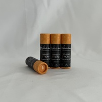Vente en gros de baumes à lèvres personnalisés en tube poussoir de 10g, cylindres écologiques de haute qualité, boîte de présentation, emballage artisanal