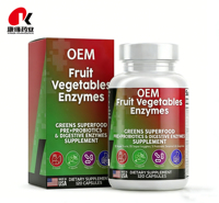 Complément alimentaire quotidien pour la santé digestive OEM ISO22000, complexe d'enzymes naturelles de fruits et légumes, liquide oral