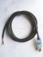 Câble adaptateur série USB RS-232 vers DB25 pour la configuration Fanuc CNC DNCLINK, copie des paramètres, câbles de données