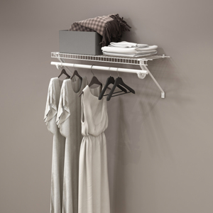 פלדה קיר משופע ערכת מדף קיר מתכת מדפים ארון קיר המערכת רכוב תומך מדף אחסון קיר מותקן תומך במדפים - Product Image 1